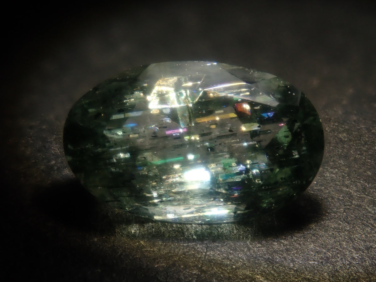 [Available 9/22 at 22:00] 《7 Stones Only》 Moss Green Beryl Gacha (Oval Cut) Avg. 1.16ct 《Multi-buy Discount Available》