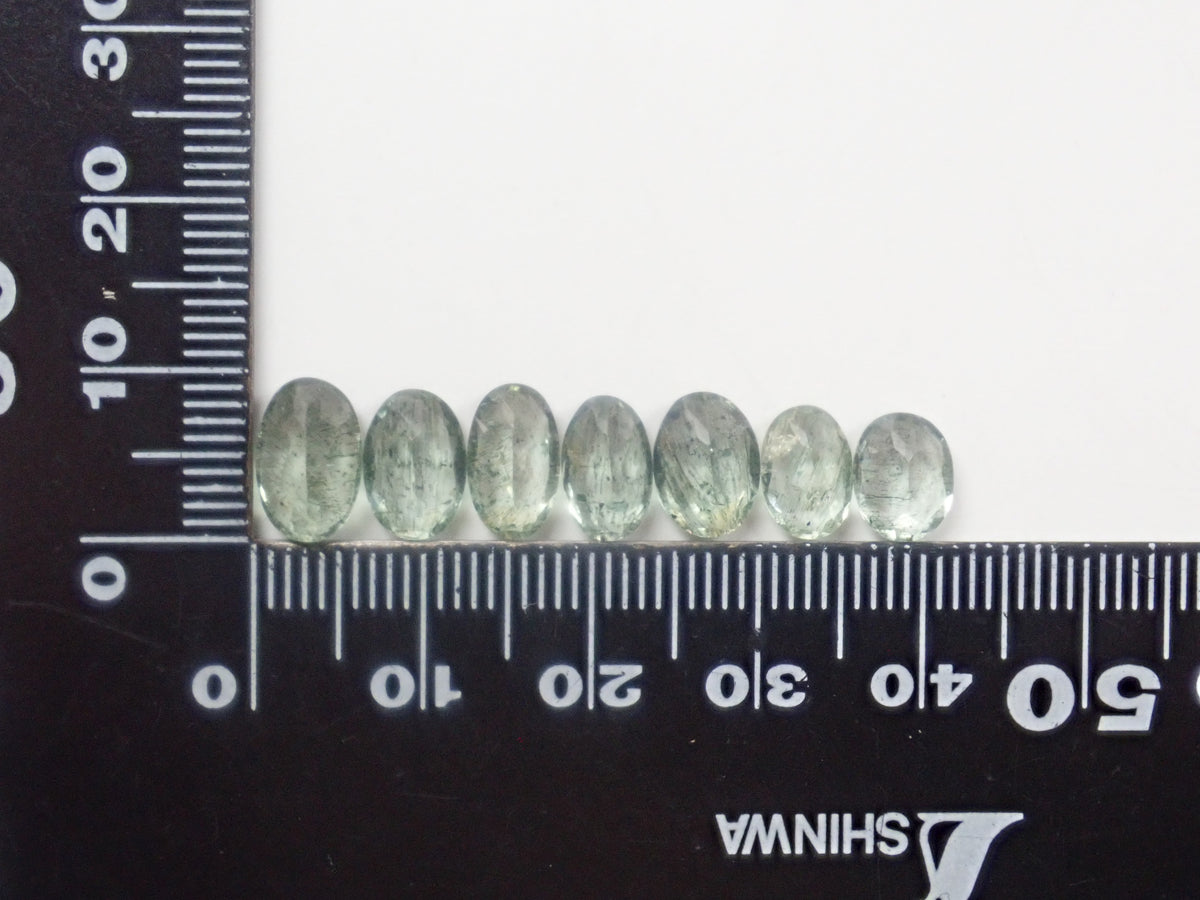 [Available 9/22 at 22:00] 《7 Stones Only》 Moss Green Beryl Gacha (Oval Cut) Avg. 1.16ct 《Multi-buy Discount Available》