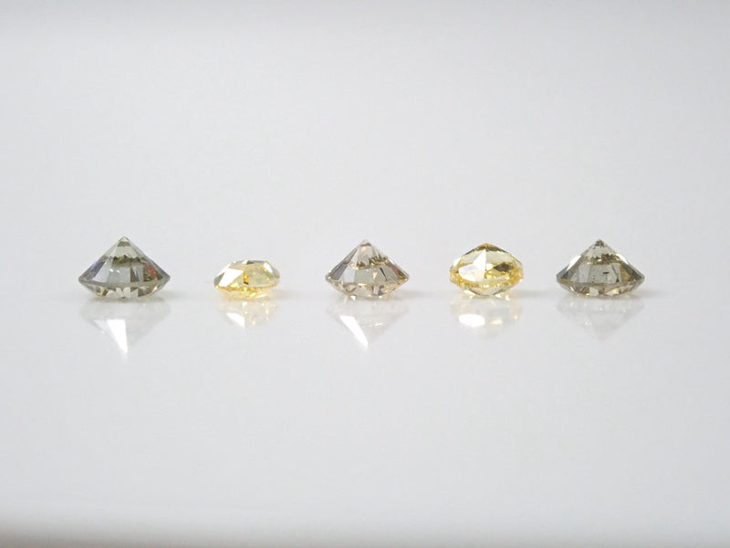 ダイヤガチャ💎Fancy Intense Yellow、ピンクダイヤ、カメレオンダイヤモンドなど1石（全品中央宝石研究所ソーティング付属）《複数購入割引有》