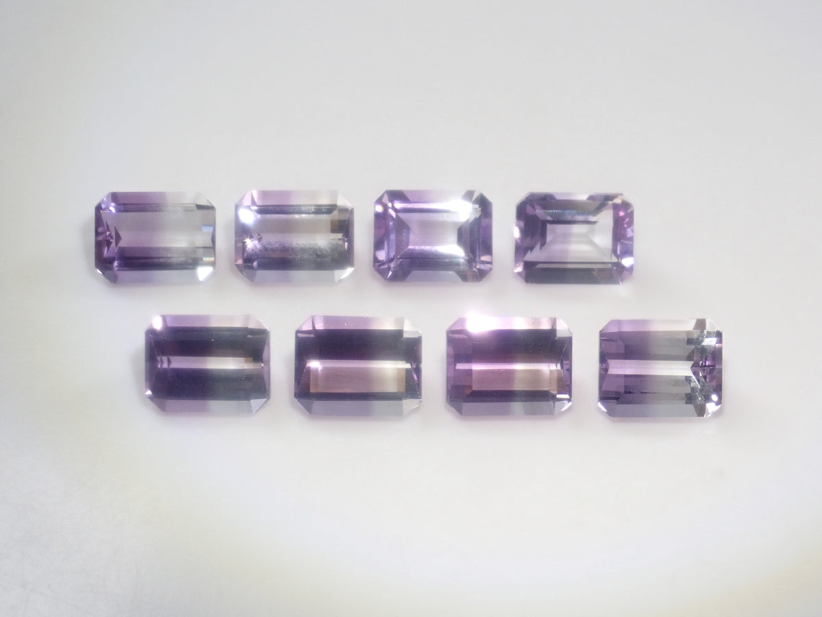 【10/2 22時販売】《限定8石》ブラジル産バイカラーアメジストガチャ1石ルース（約9×7mm）《複数購入割引有》