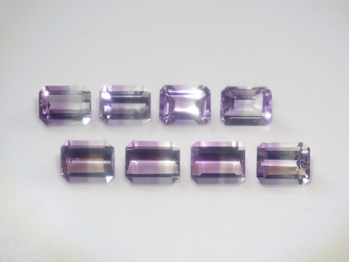 【10/2 22時販売】《限定8石》ブラジル産バイカラーアメジストガチャ1石ルース（約9×7mm）《複数購入割引有》