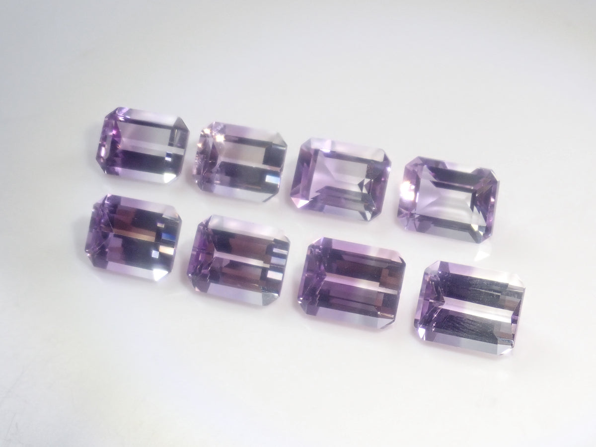 【10/2 22時販売】《限定8石》ブラジル産バイカラーアメジストガチャ1石ルース（約9×7mm）《複数購入割引有》