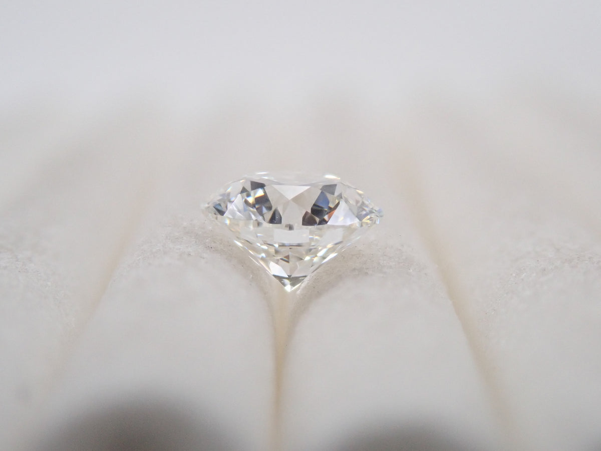 【10/3(土)AM10時〆：抽選販売①_02】ダイヤモンド（H&C） 4.3mm/0.318ctルース(H, SI-1, 3Excellent H&C) 中宝鑑＆サリネ・ライトレポート