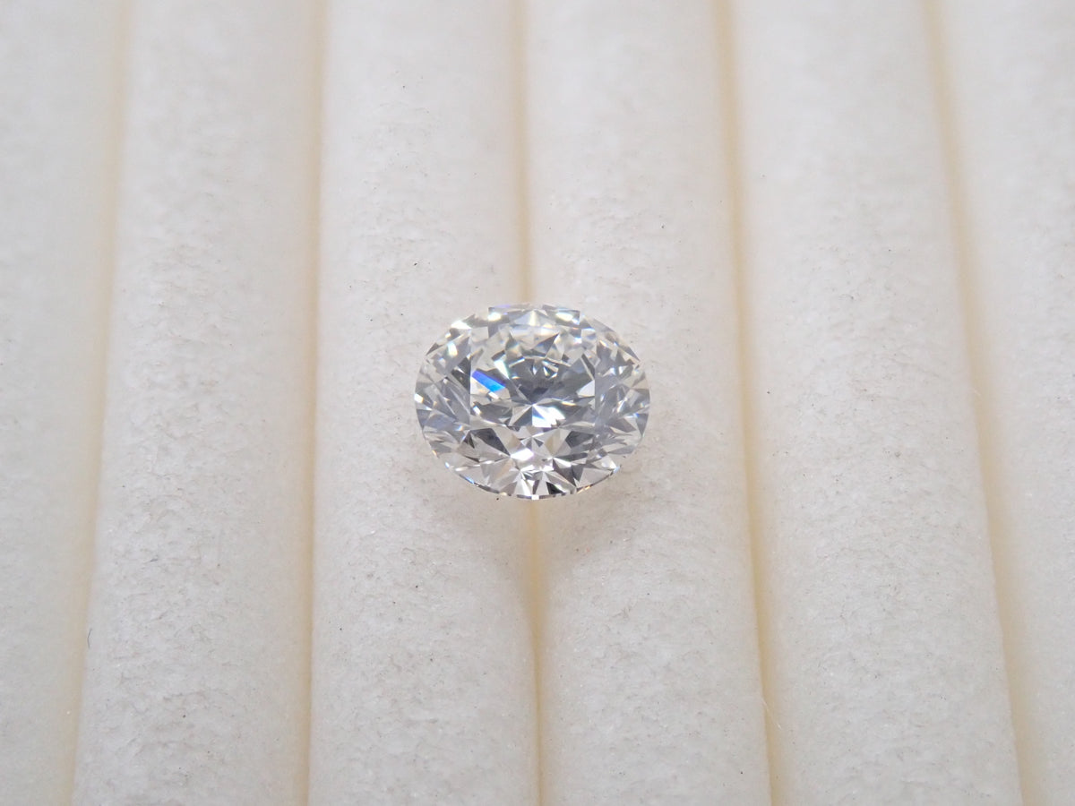 【10/3(土)AM10時〆：抽選販売①_04】ダイヤモンド（H&C） 4.5mm/0.345ctルース(G, VS2, 3Excellent H&C) 中宝鑑
