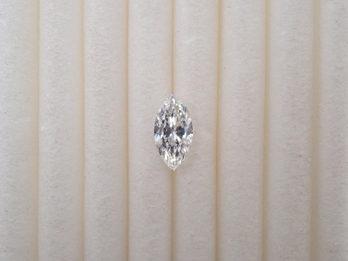 【10/3(土)AM10時〆：抽選販売①_06】インターナリーフローレスダイヤモンド 0.340ctルース(D, IF,マーキースカット) GIA