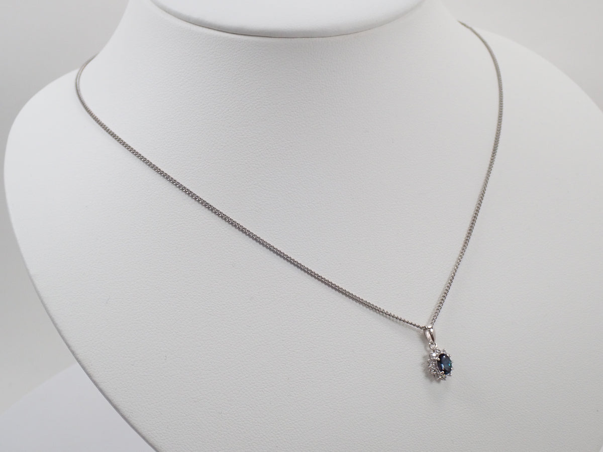 【9/28 22點開賣】【Colorfly】K18WG 巴西產亞歷山大變色石 0.3ct 鑽石 0.15ct 墜飾（項鍊墜飾）GIA