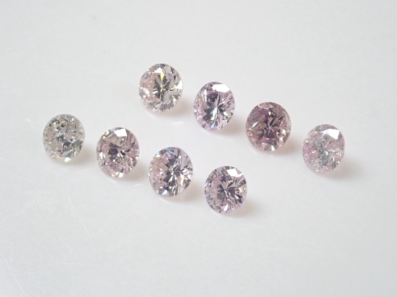 [有翻譯] 粉紅鑽石（0.12ctUP，3.0mm-3.5mm，圓形切割）1 顆裸鑽