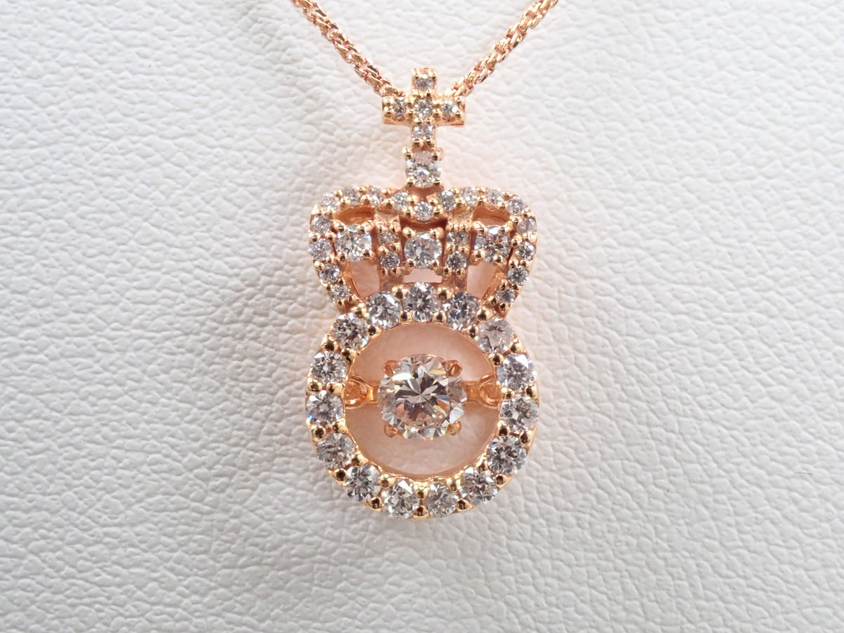 【22602804刊登】【Colorful】K18 鑽石 0.211ct 鑽石 0.35ct 墜飾（項鍊）