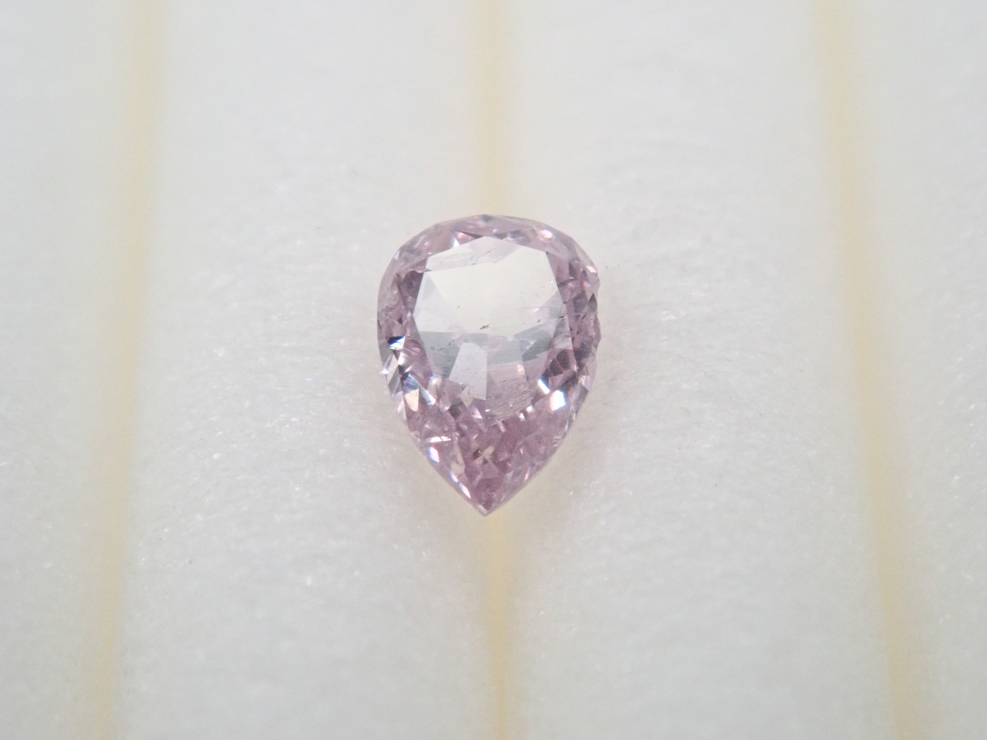 ピンクダイヤモンド 0.081ctルース(FANCY PINK PURPLE, I-1)