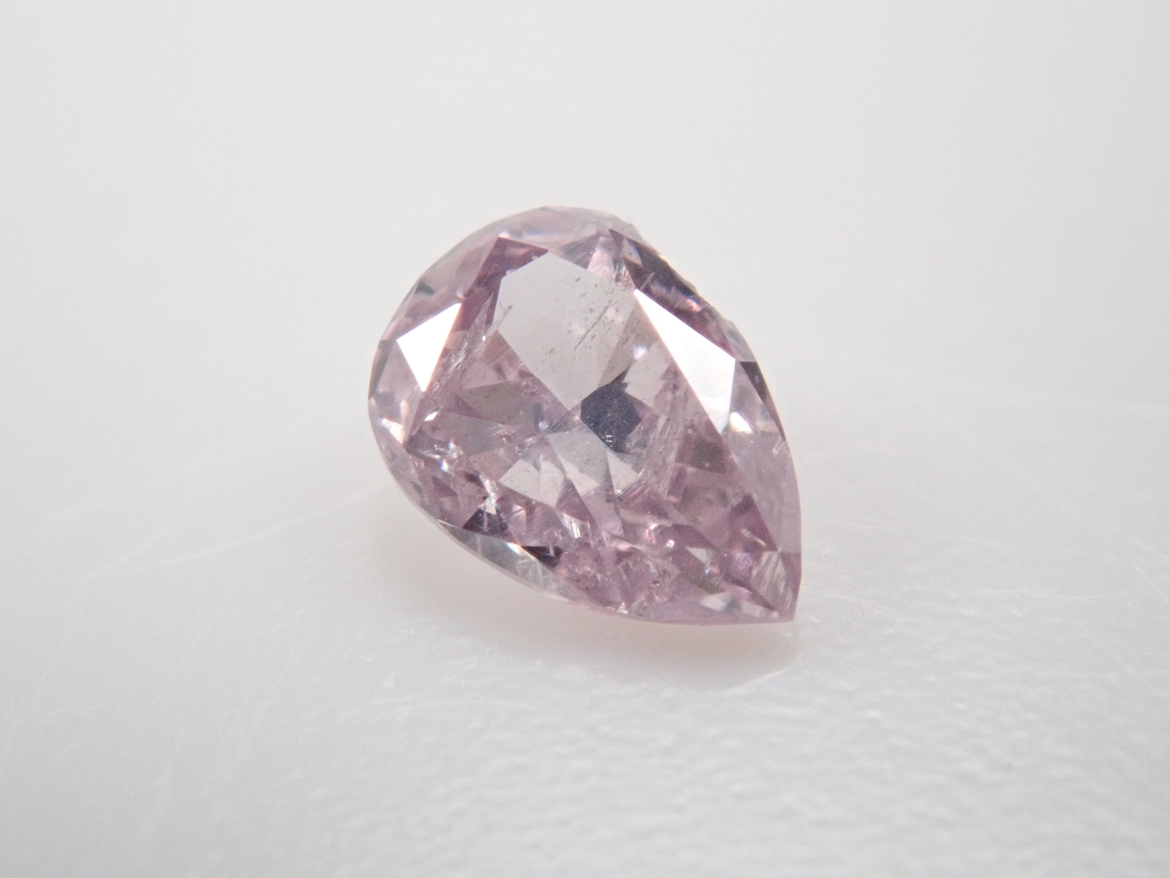 ピンクダイヤモンド 0.081ctルース(FANCY PINK PURPLE, I-1)