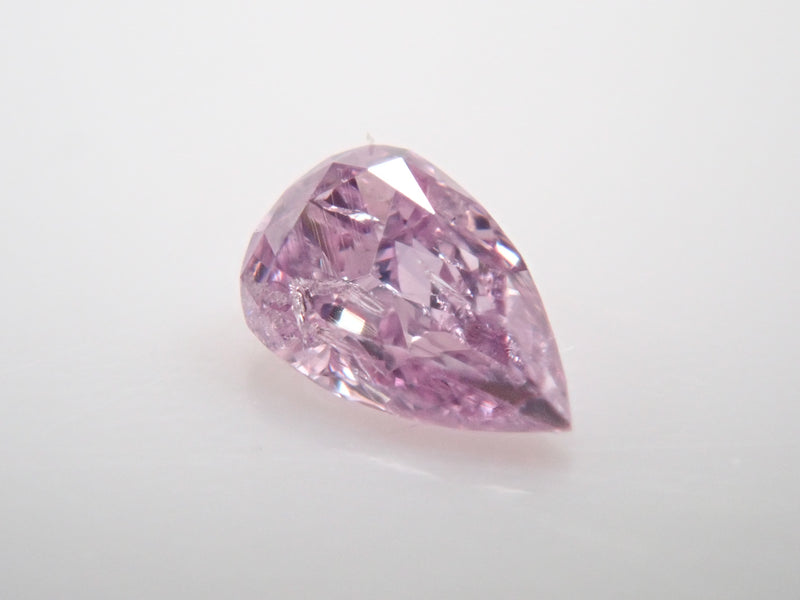 【32501526掲載】ピンクダイヤモンド 0.043ctルース(FANCY INTENSE PINK PURPLE, I-1)