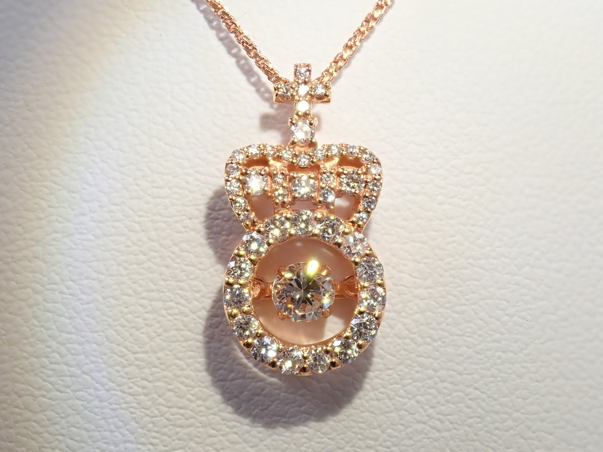 【22602804刊登】【Colorful】K18 鑽石 0.211ct 鑽石 0.35ct 墜飾（項鍊）