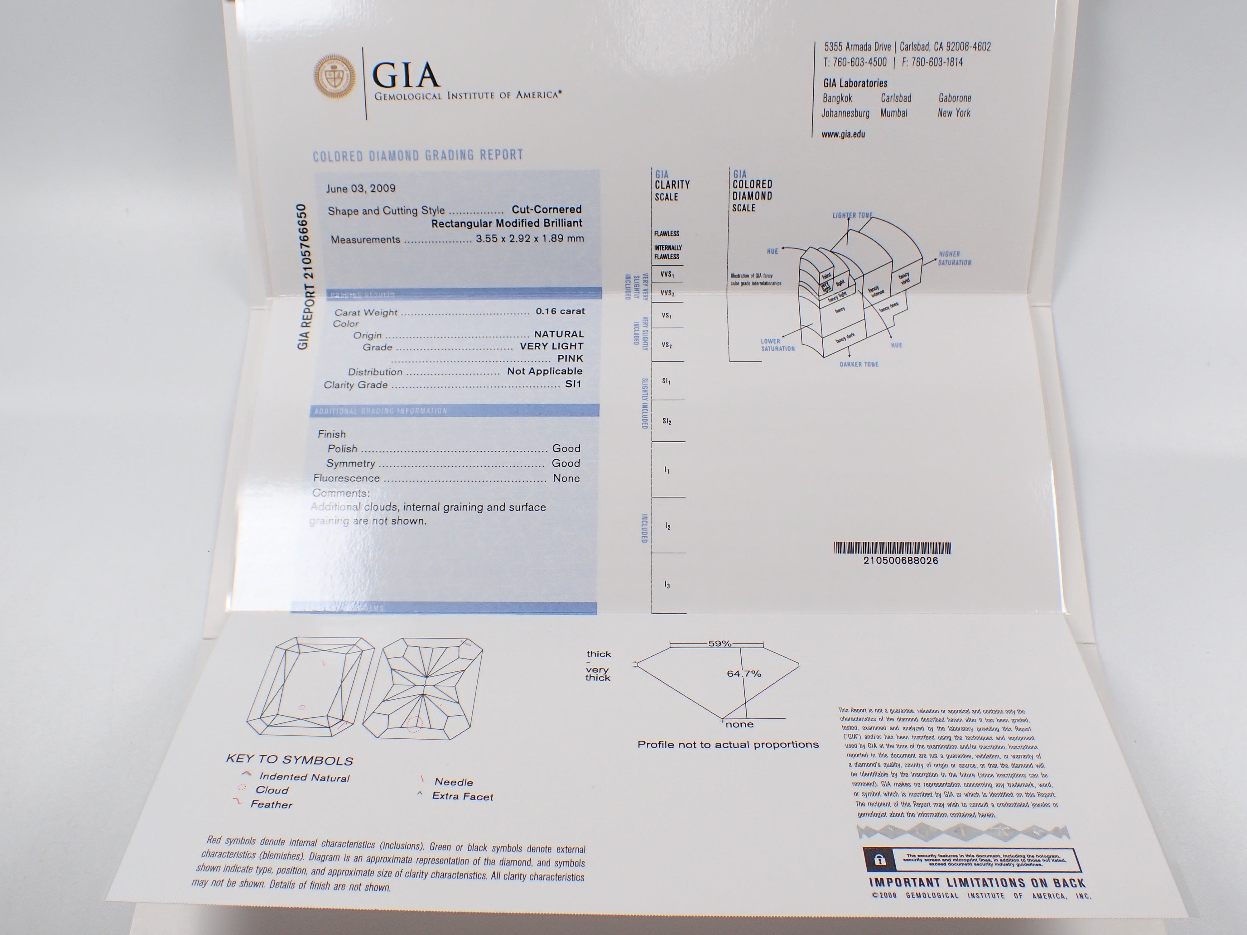 GIA鑑定書付き0.16ct＆FANCY LIGHT PINK含む 天然ピンクダイヤモンドガチャ
