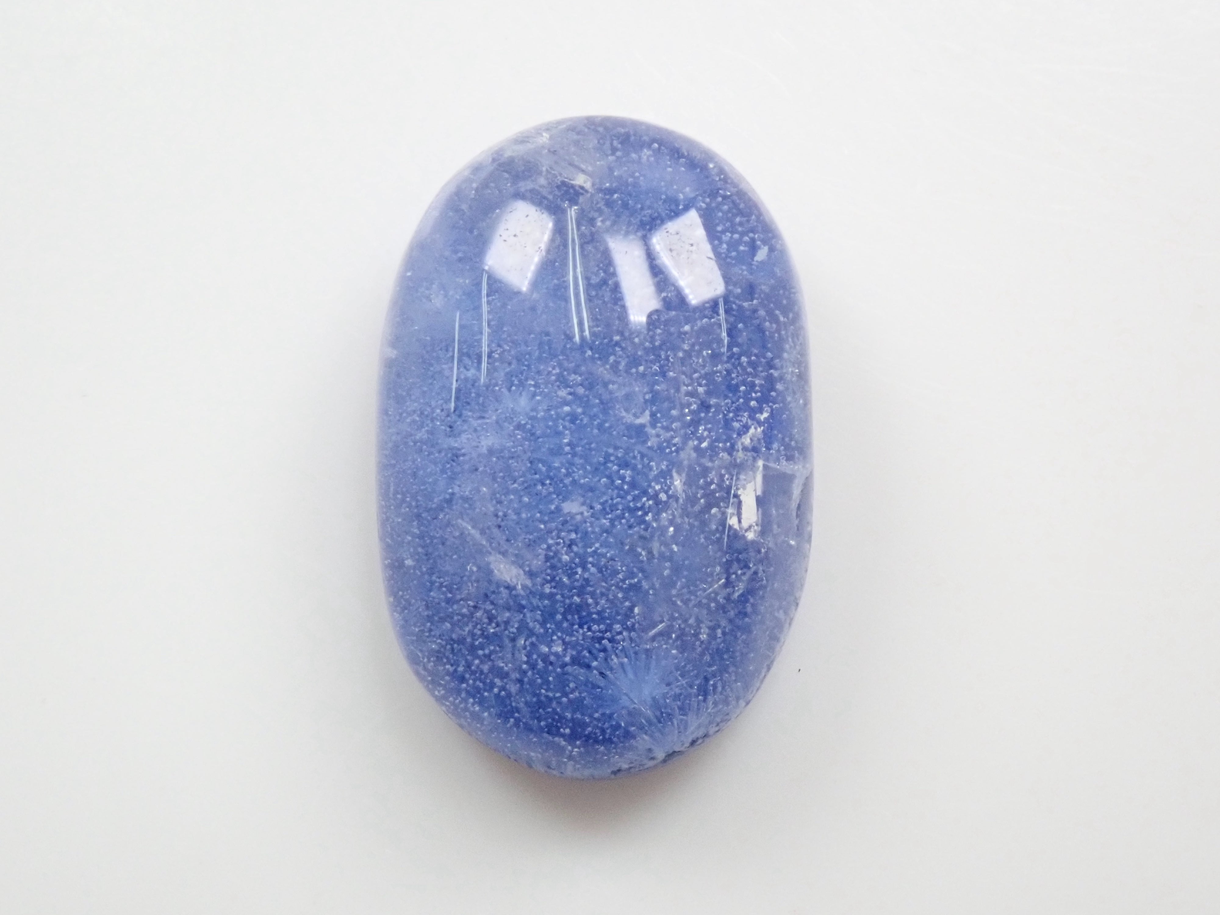 Brazilian dumortierite in quartz 4.592ct loose