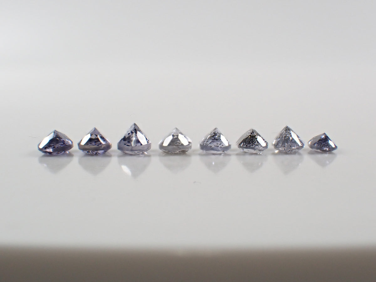 [Available 11/1 at 10 PM] 《8 stones limited》 Indian Iolite Sunstone loose stone (avg. 0.4ct, oval cut) 《Multiple purchase discount available》