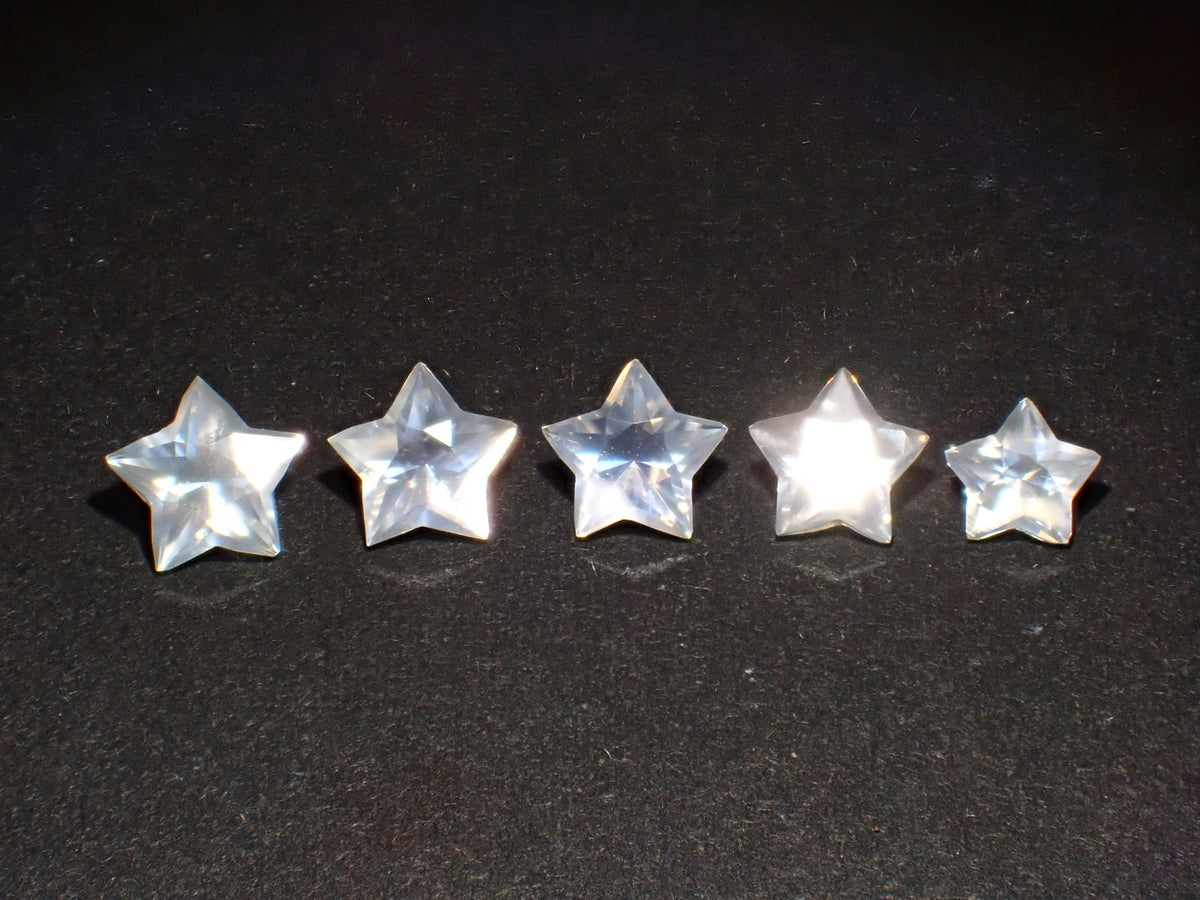 [On sale 10/31 at 10 PM] 《Limited to 5 stones》 1 Sri Lankan Uva Moonstone Loose Stone (New Lumina Star Cut, by Mr. Sanje, avg. 0.5ct) 《Multi-buy discount available》