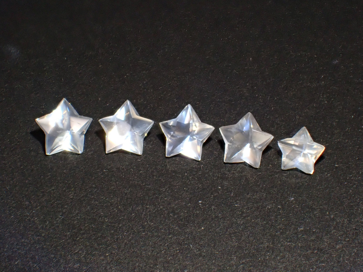 [On sale 10/31 at 10 PM] 《Limited to 5 stones》 1 Sri Lankan Uva Moonstone Loose Stone (New Lumina Star Cut, by Mr. Sanje, avg. 0.5ct) 《Multi-buy discount available》