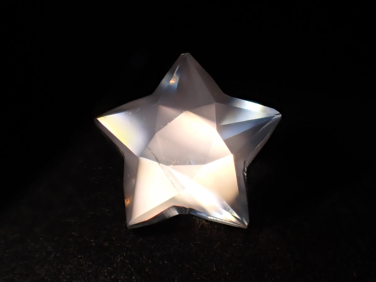 [On sale 10/31 at 10 PM] 《Limited to 5 stones》 1 Sri Lankan Uva Moonstone Loose Stone (New Lumina Star Cut, by Mr. Sanje, avg. 0.5ct) 《Multi-buy discount available》