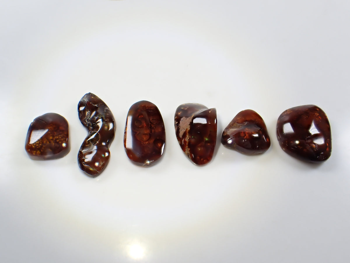 【Nov 2, 10:00 PM Sale】《Limited to 6 stones》Mexican Fire Agate Loose Stone (Avg. 23ct) 《Multi-buy discount available》