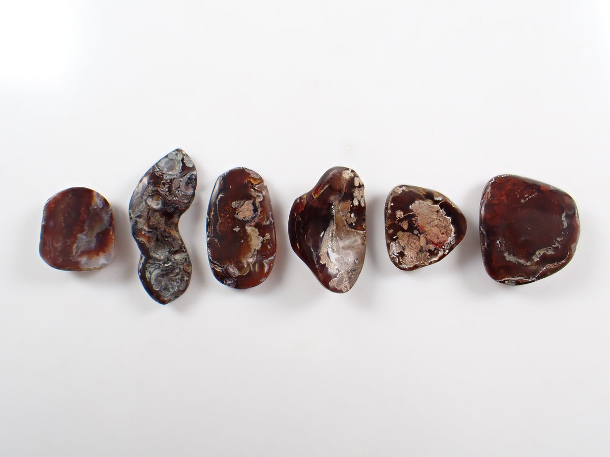 【Nov 2, 10:00 PM Sale】《Limited to 6 stones》Mexican Fire Agate Loose Stone (Avg. 23ct) 《Multi-buy discount available》