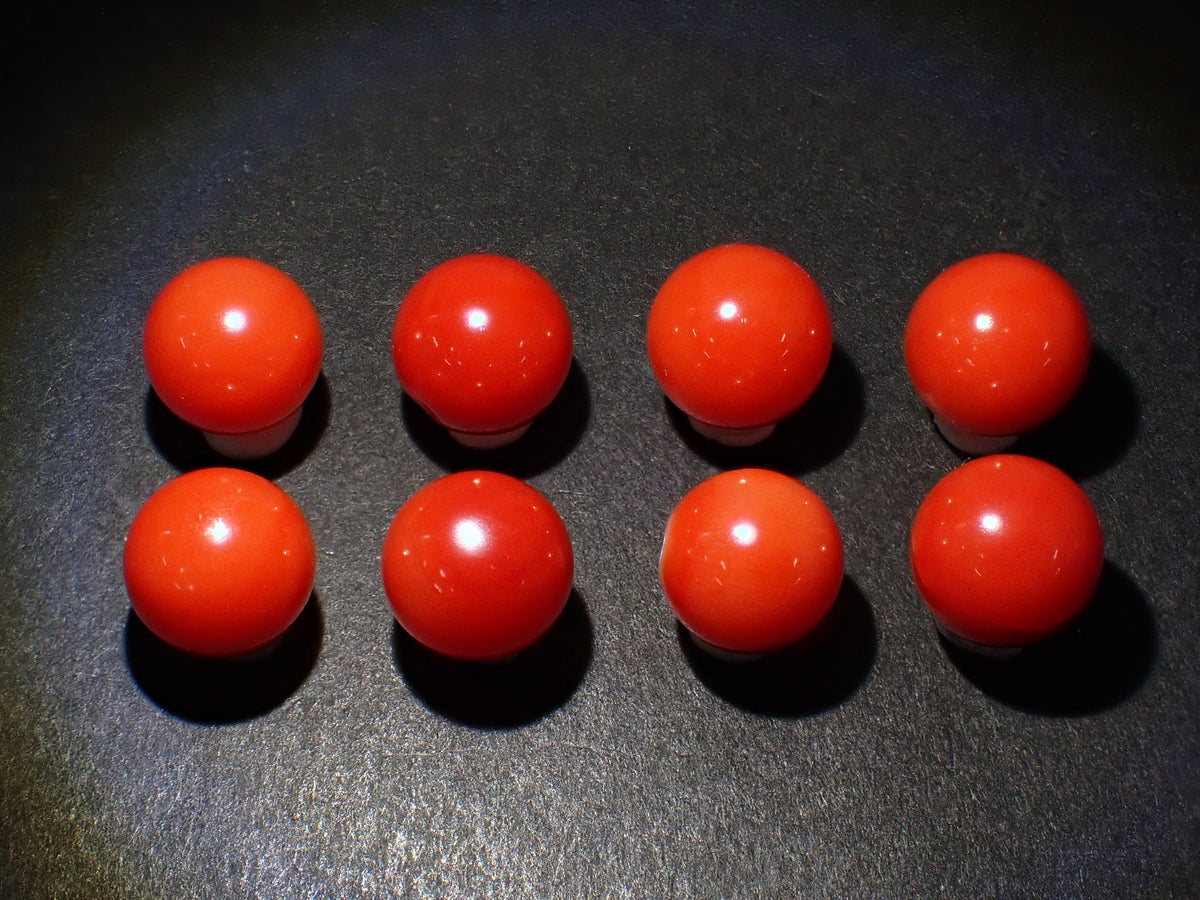[Available 10/30 at 10:00 PM] 《Limited to 8 stones》 Kochi Prefecture Red Coral Round Beads (8.5–9.0 mm) 《Multi-buy discount available》