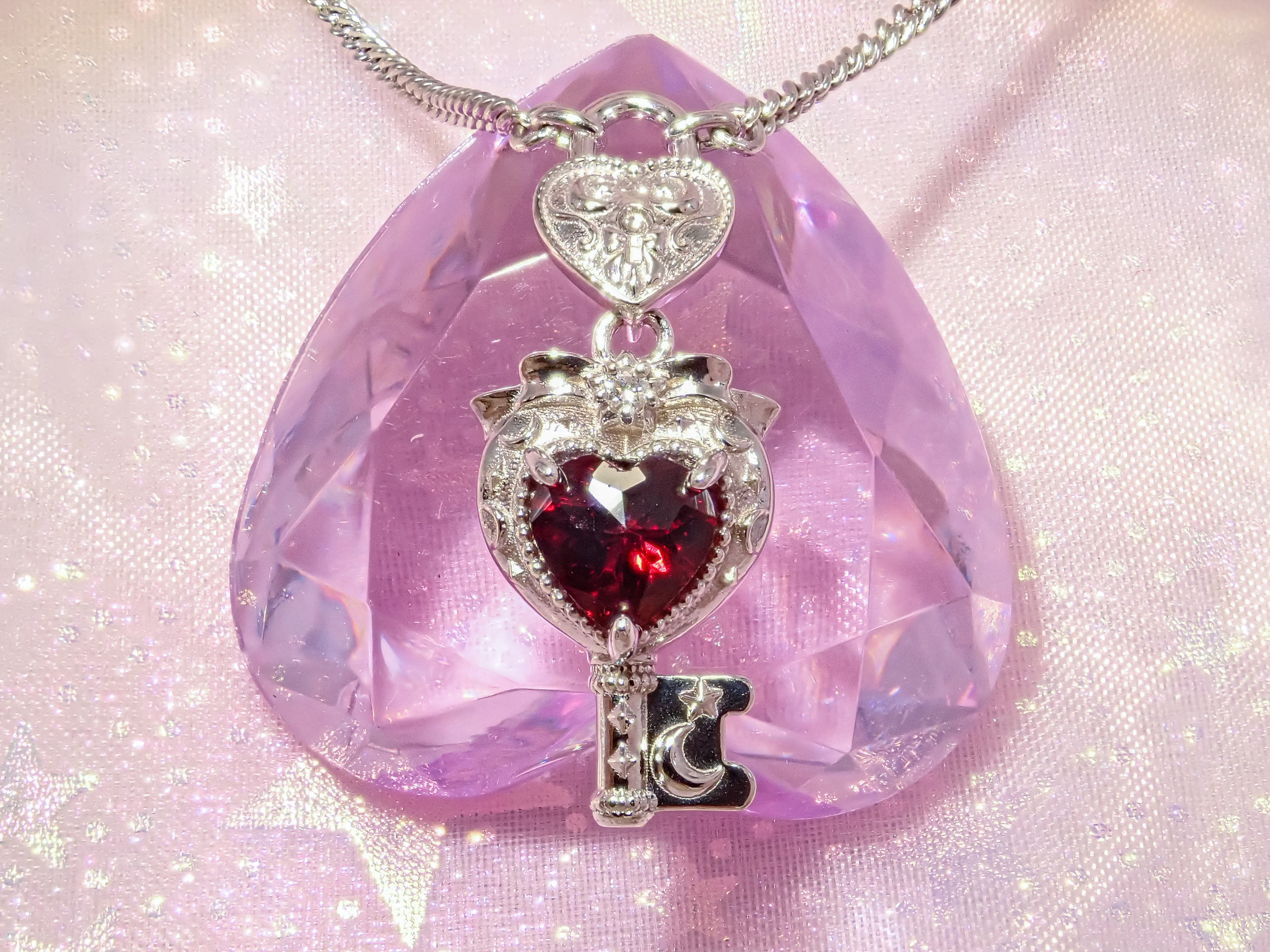 【11/21 22時販売開始】大人のセボンスタージュエリー第3弾  ハートキーロックペンダント シルバーモデル（シルバーカラー/ゴールドカラー） SV925