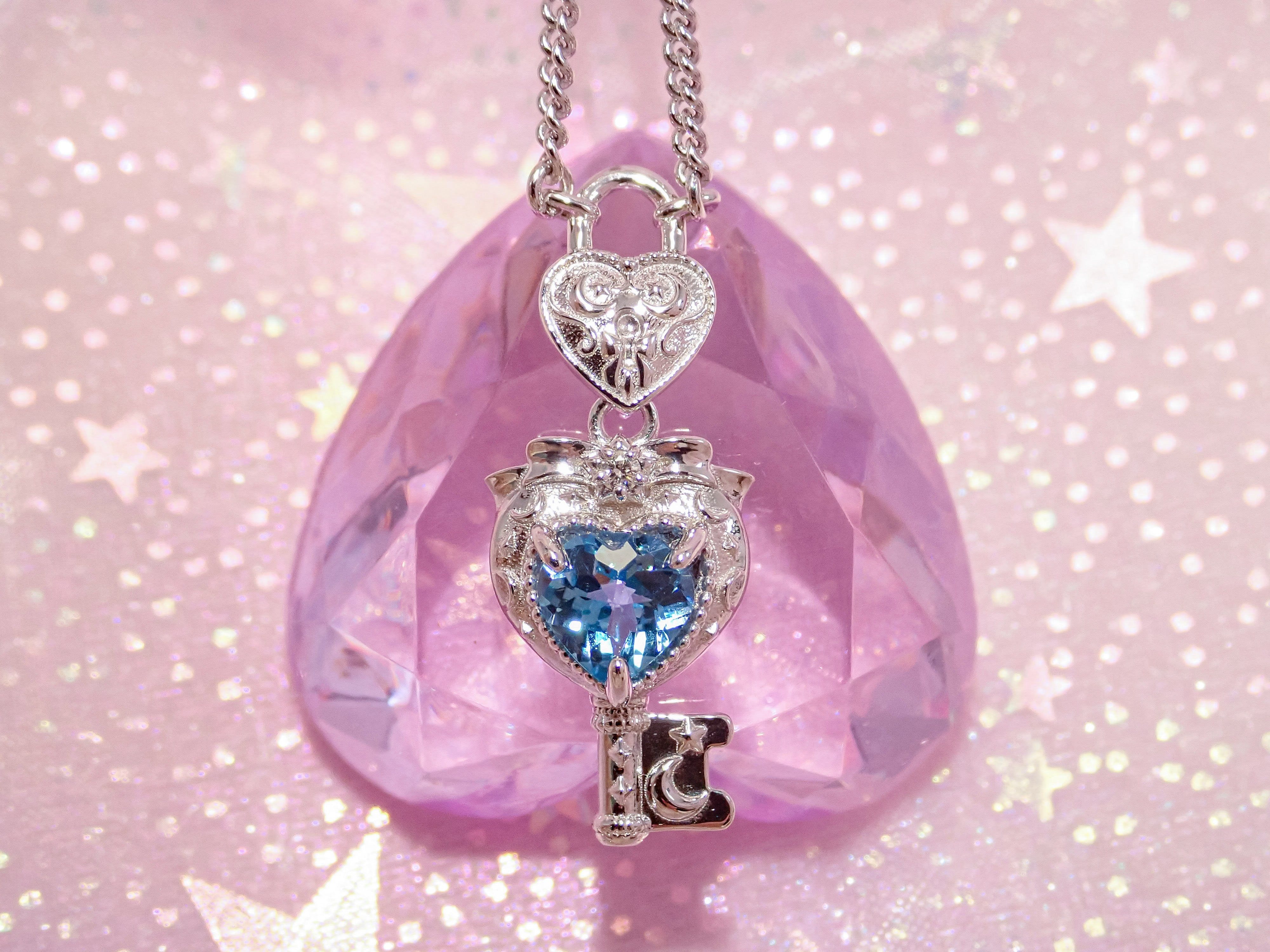 【11/21 22時販売開始】大人のセボンスタージュエリー第3弾  ハートキーロックペンダント シルバーモデル（シルバーカラー/ゴールドカラー） SV925