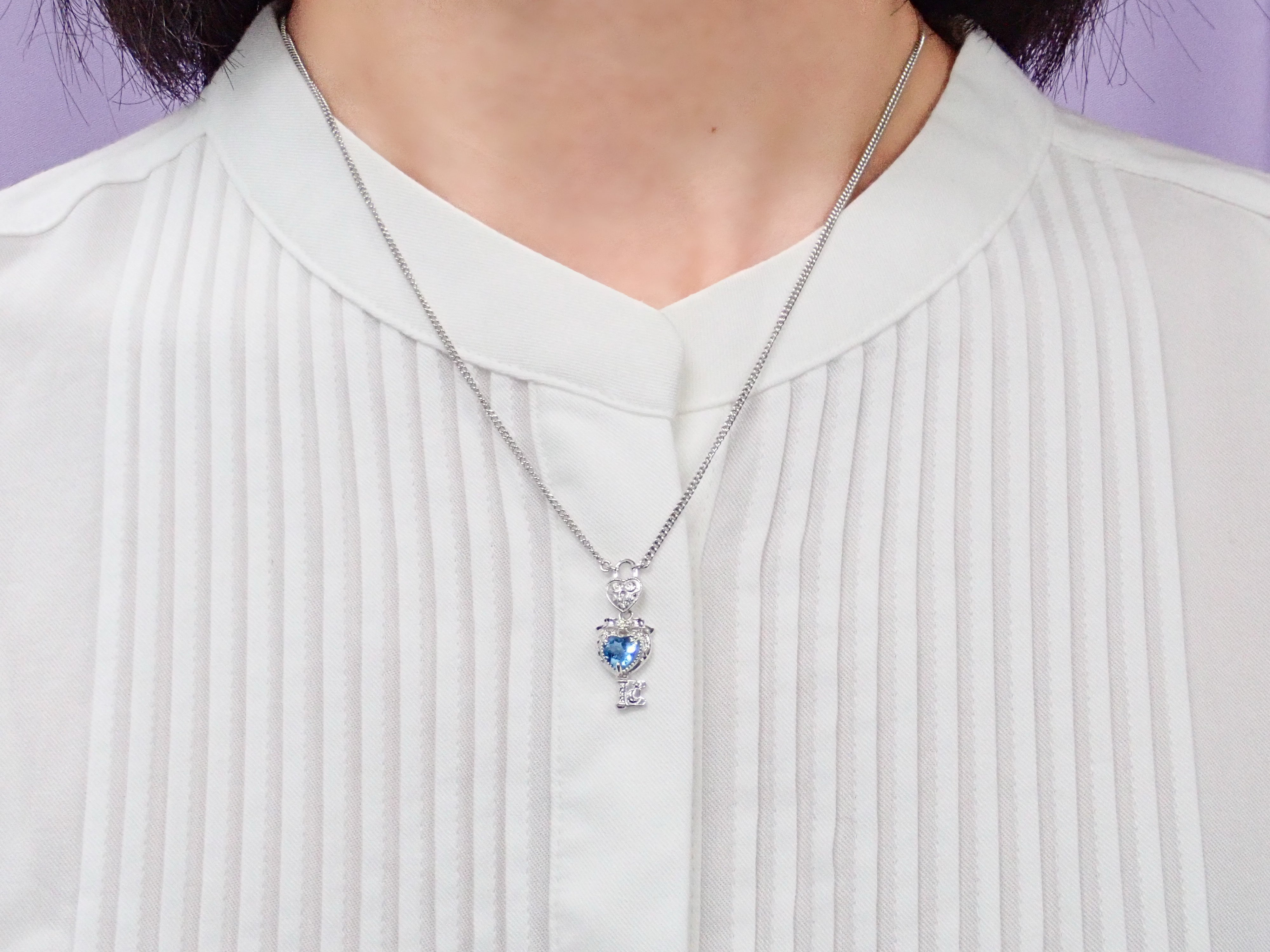 【11/21 22時販売開始】大人のセボンスタージュエリー第3弾  ハートキーロックペンダント シルバーモデル（シルバーカラー/ゴールドカラー） SV925