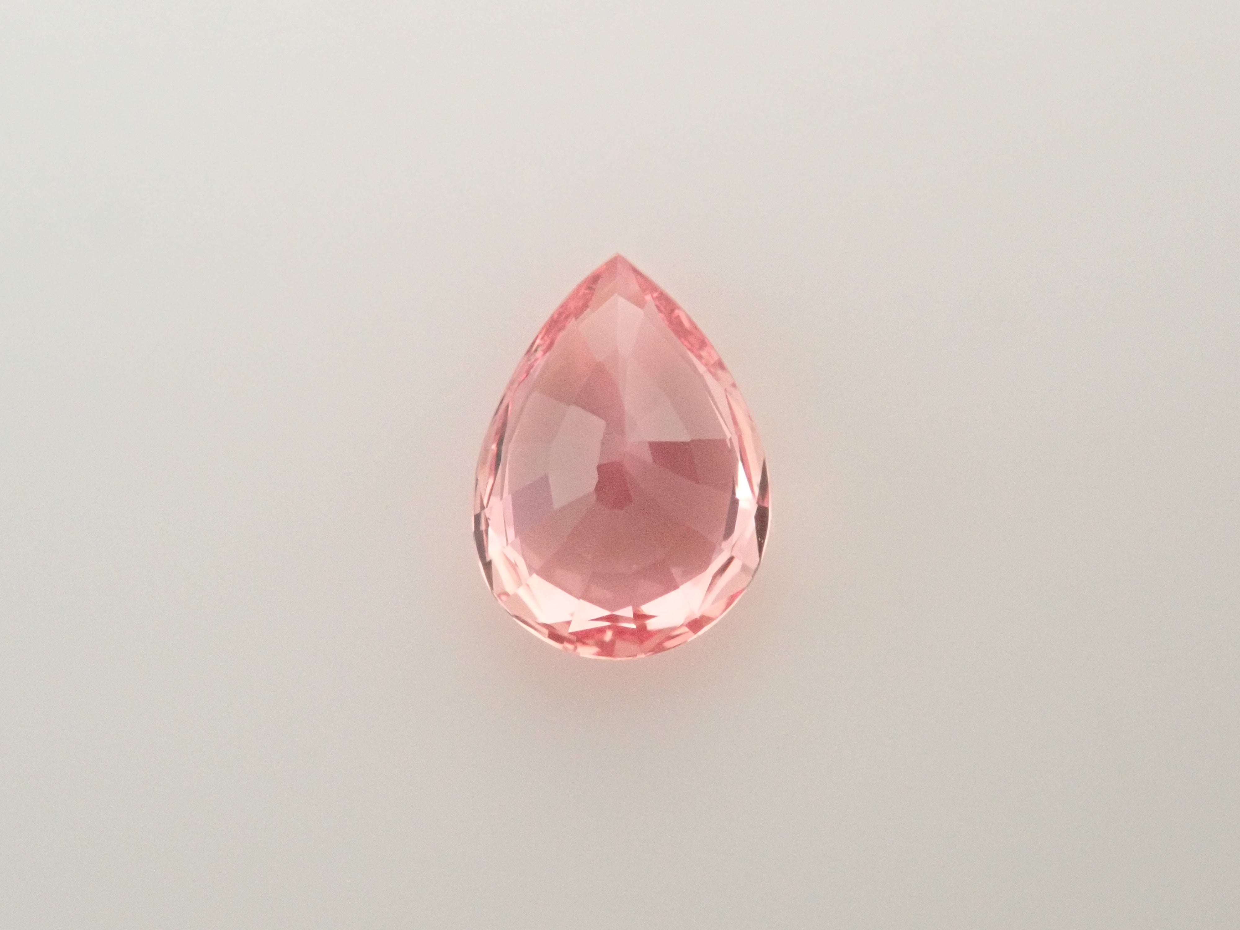 【10/17 22時販売】パパラチアサファイア 0.376ctルース 中宝鑑