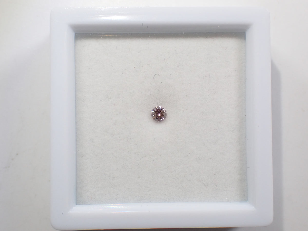 【10/10 22時販売】《限定2石》FANCY BROWNISH PINK系 約3mm/0.1ctUP FANCYカラーピンクダイヤモンドガチャ（全石ソーティング付き）《複数購入割引有》