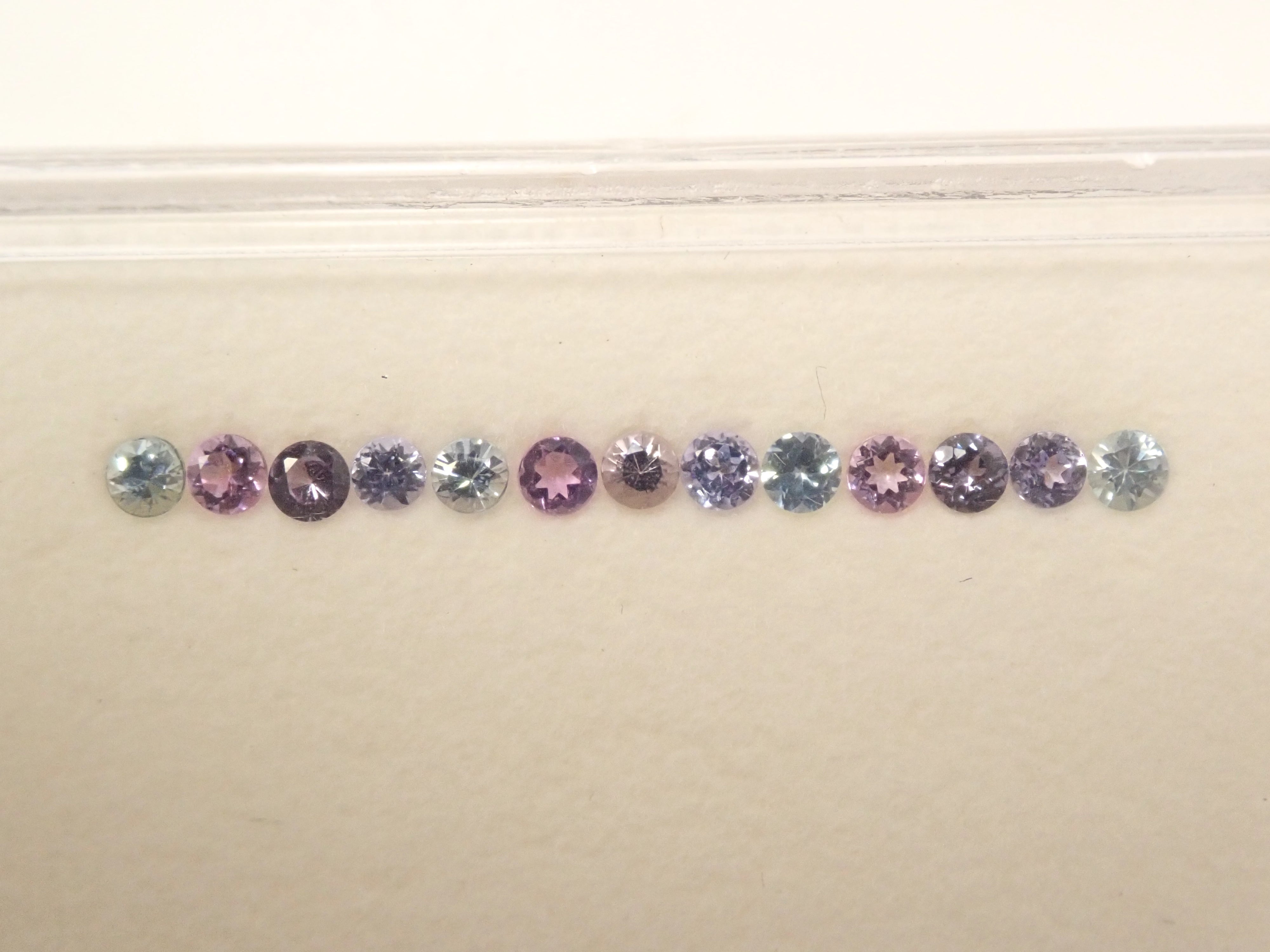 紫陽夜」アイスブルーサファイア、アメシスト、ベキリーブルー