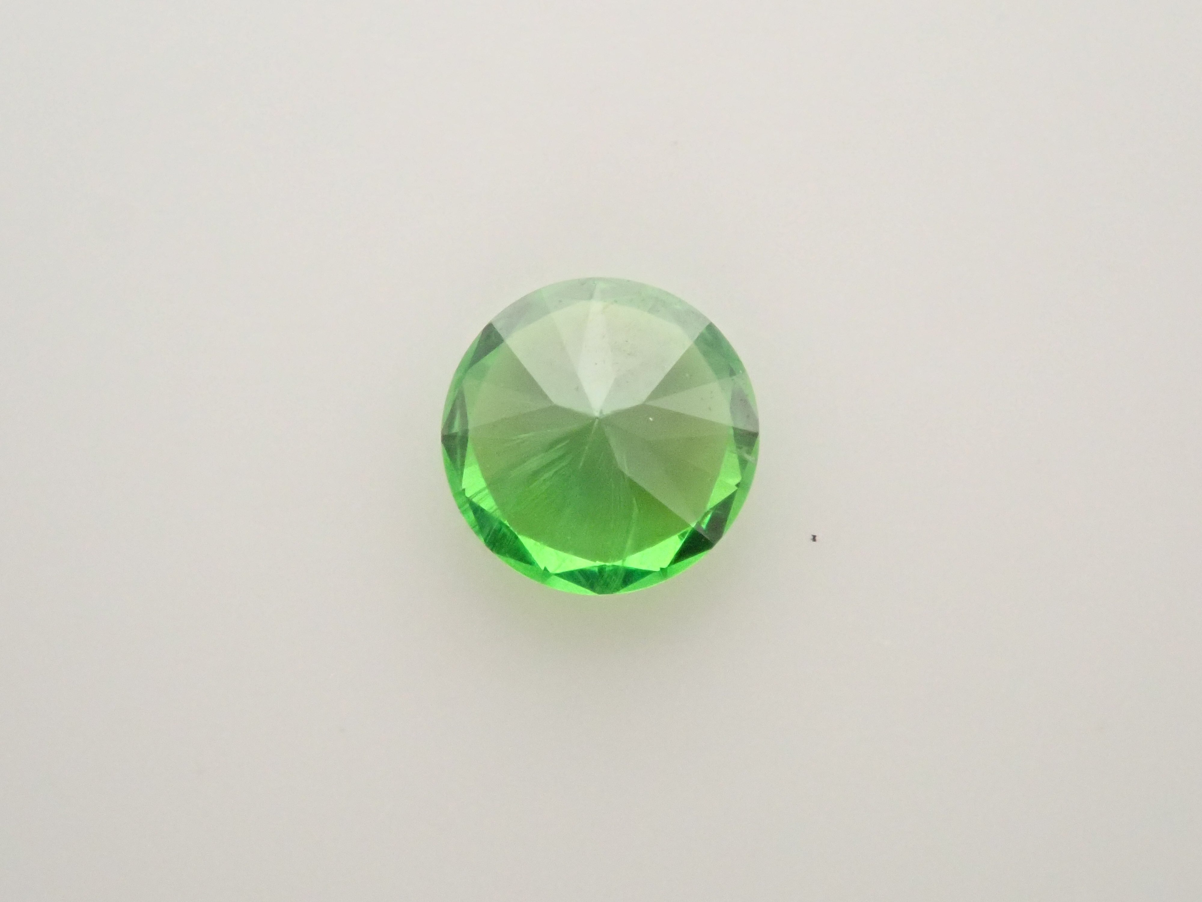 [12560897] Russian Demantoid Garnet (Horsetail) 0.128ct Loose Stone