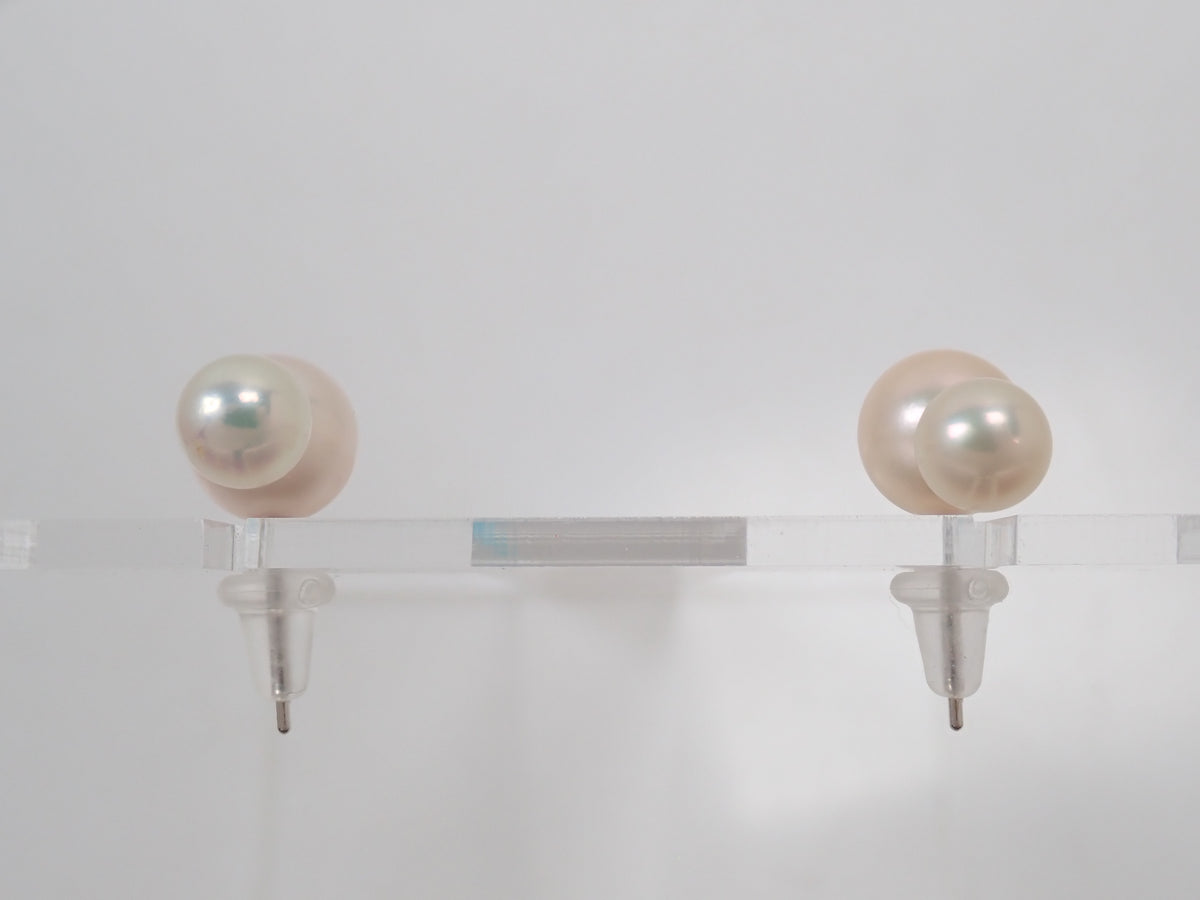 [Item 22602848] K14WG Akoya Pearl Earrings with Identification Report