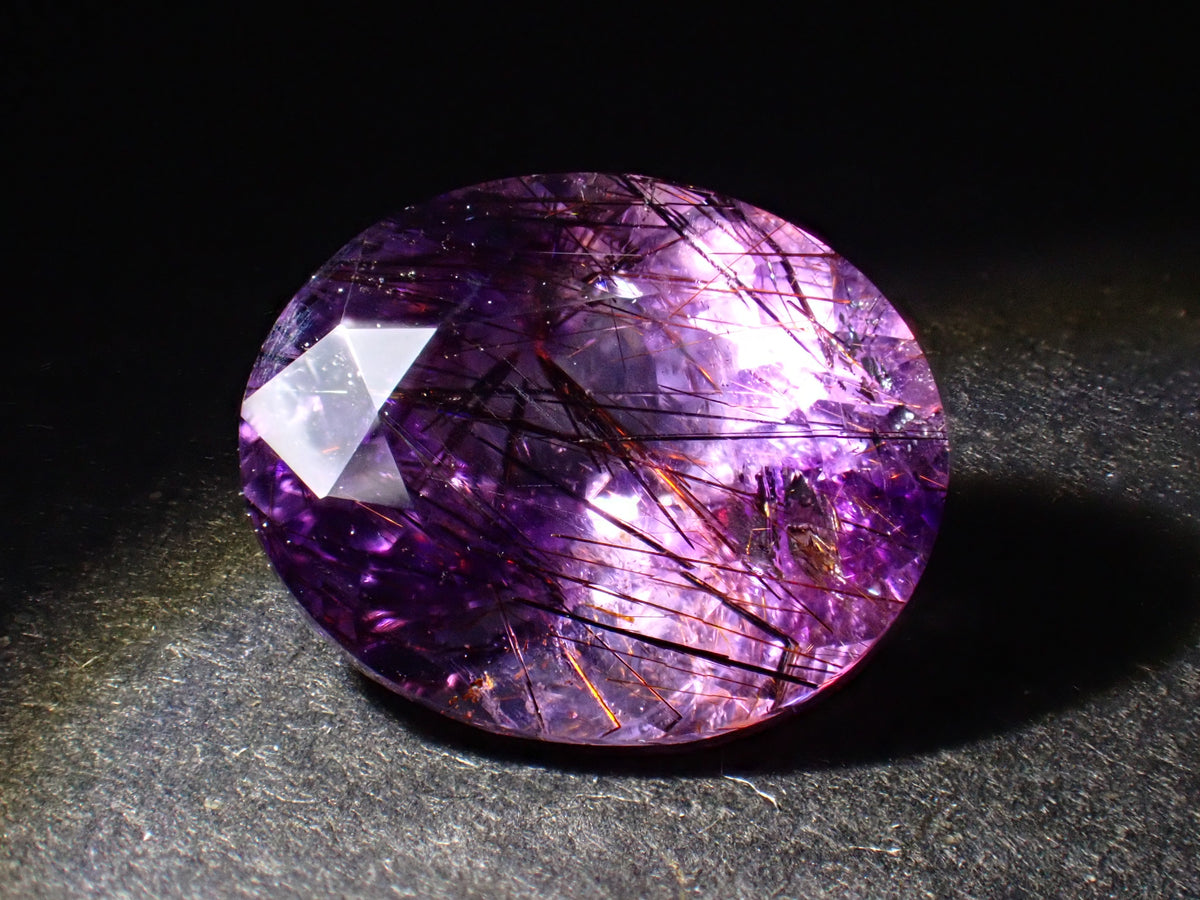 [Item No. 12560796] Brazilian Elestial Amethyst 1.965ct Loose Stone