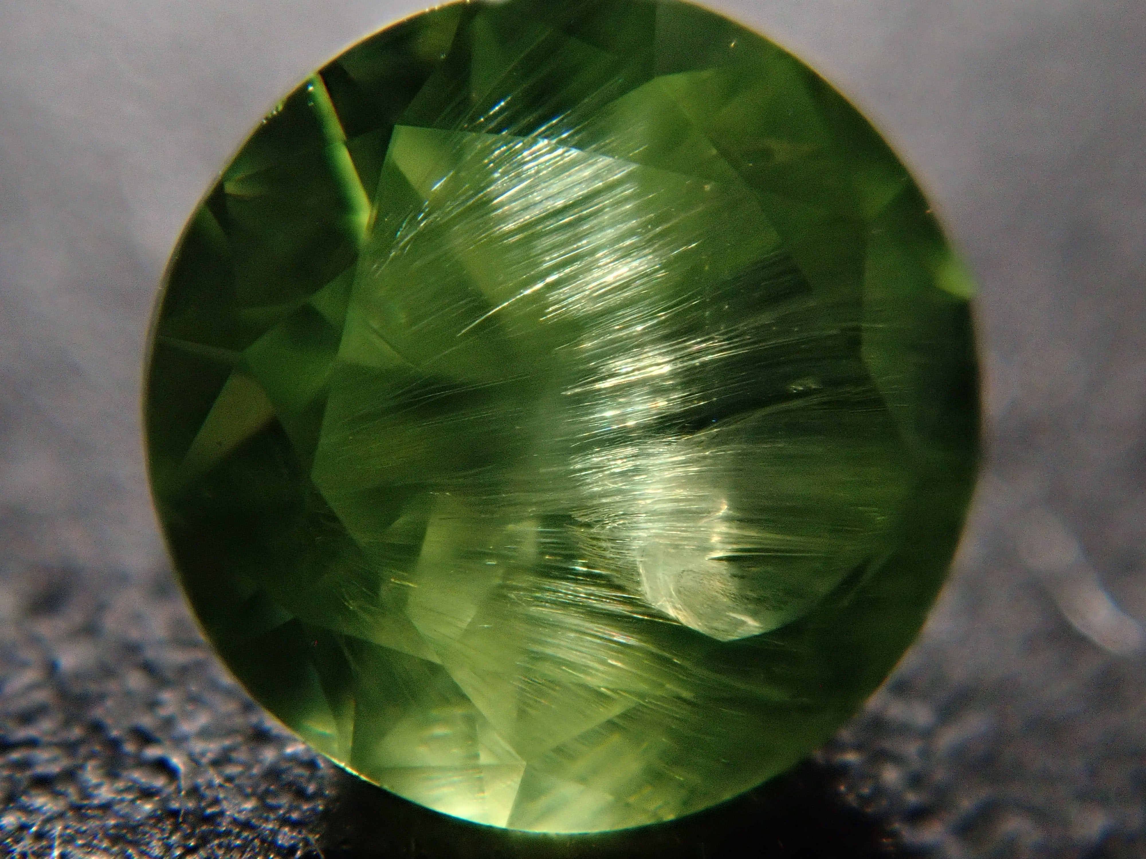 Russian Demantoid Garnet (Horsetail) 0.265ct Loose Stone