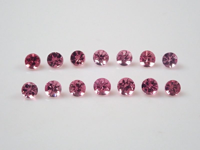 [Limited to 7 sets] October birthstone tourmaline 3 stone set (1 rough stone from Afghanistan, 2 loose 2.5mm stones)