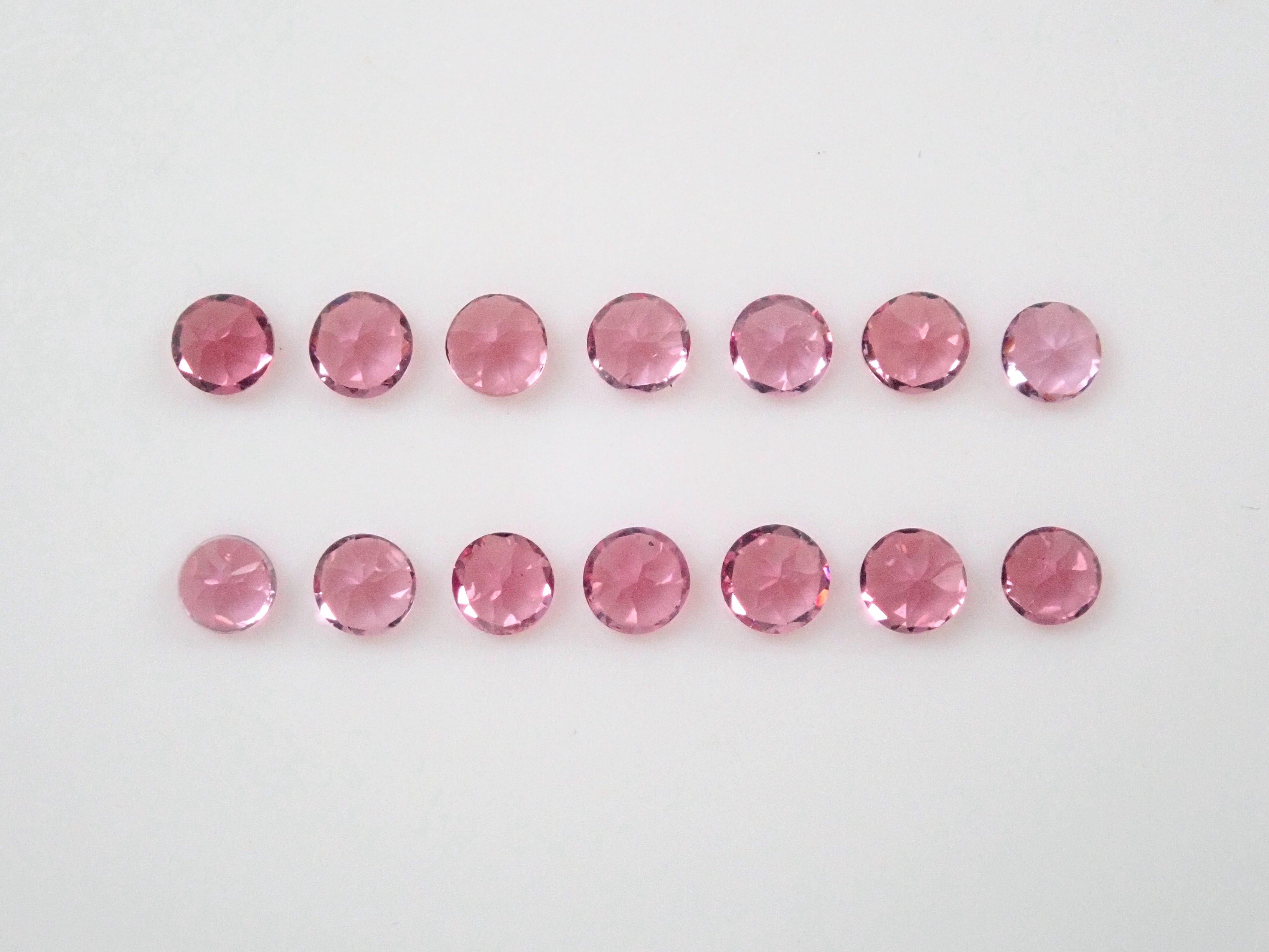 [Limited to 7 sets] October birthstone tourmaline 3 stone set (1 rough stone from Afghanistan, 2 loose 2.5mm stones)