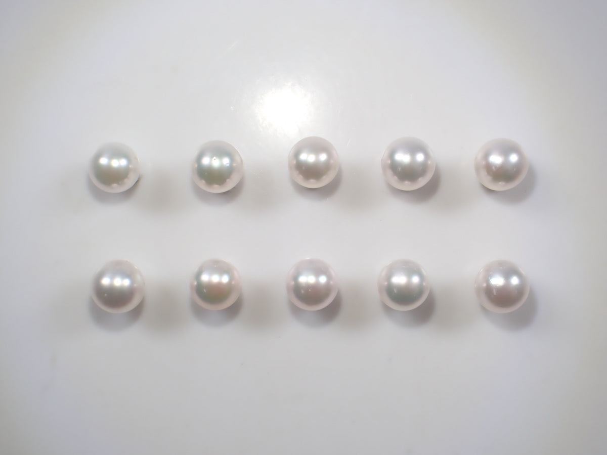 【/ 22時販売】《限定47個》花珠真珠　約6.4～6.8ｍｍ《複数購入割引有》