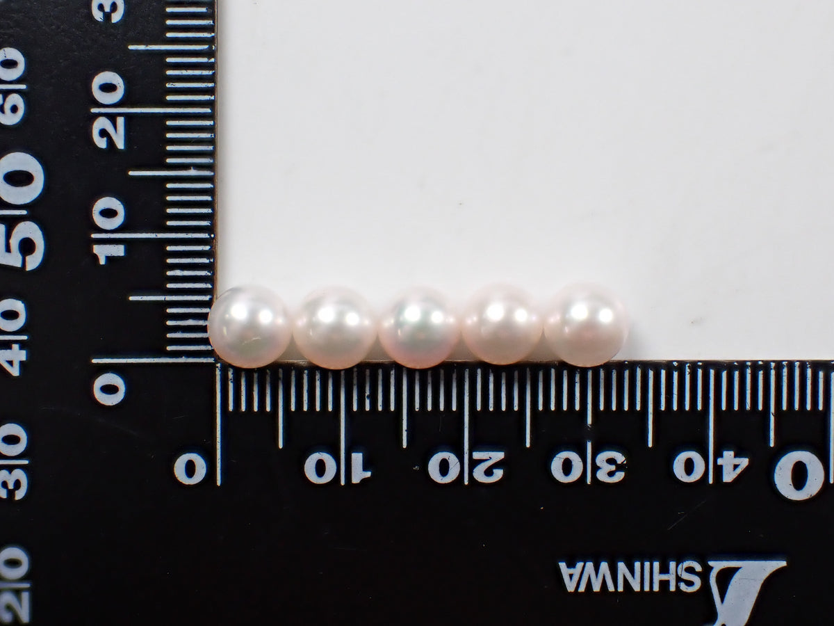 【/ 22時販売】《限定47個》花珠真珠　約6.4～6.8ｍｍ《複数購入割引有》