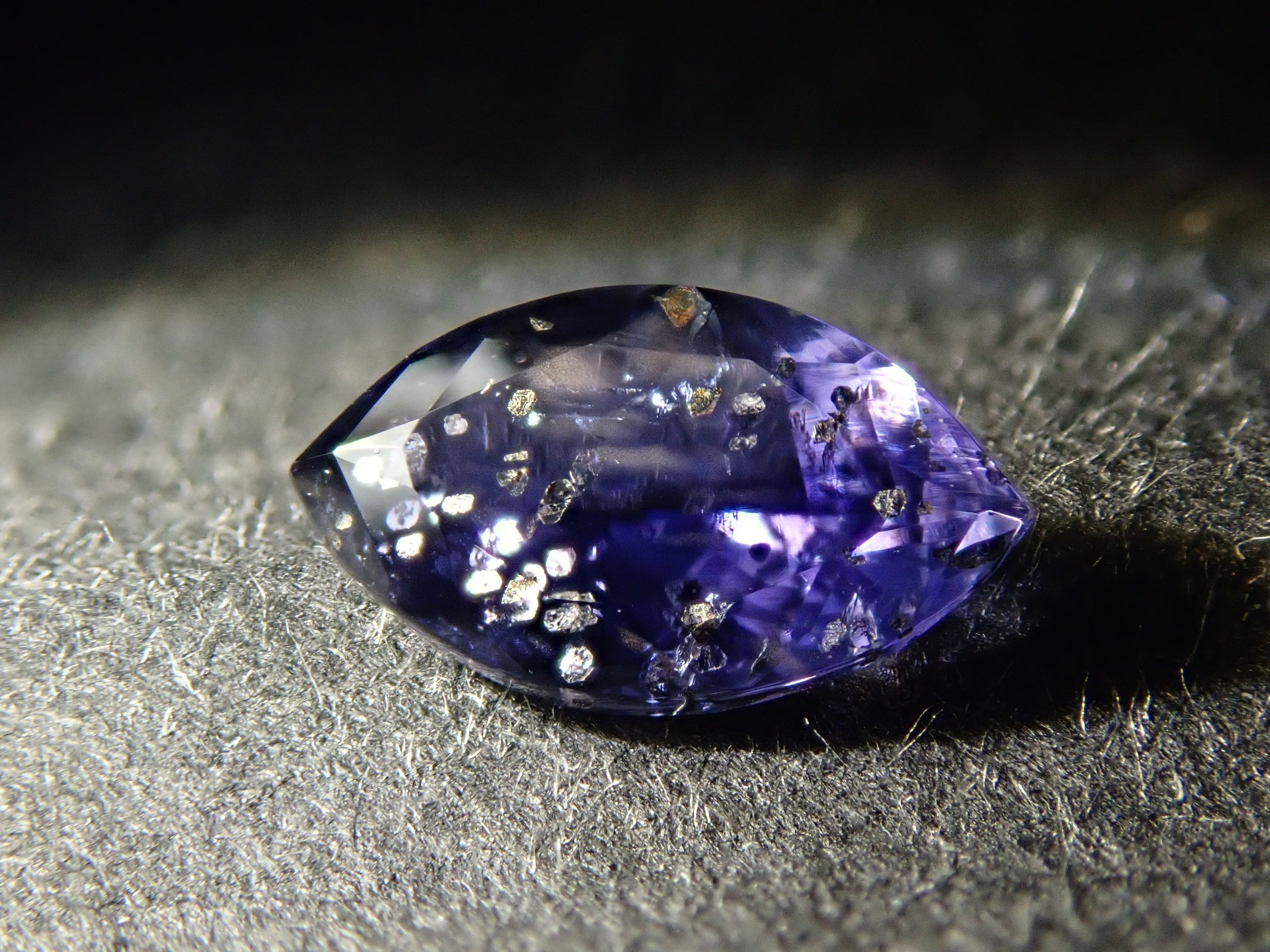 はち。さま専用アイオライトサンストーン　スフィア　天然石置物　C73 はち。さま専用アイオライトサンストーン スフィア 天然石置物