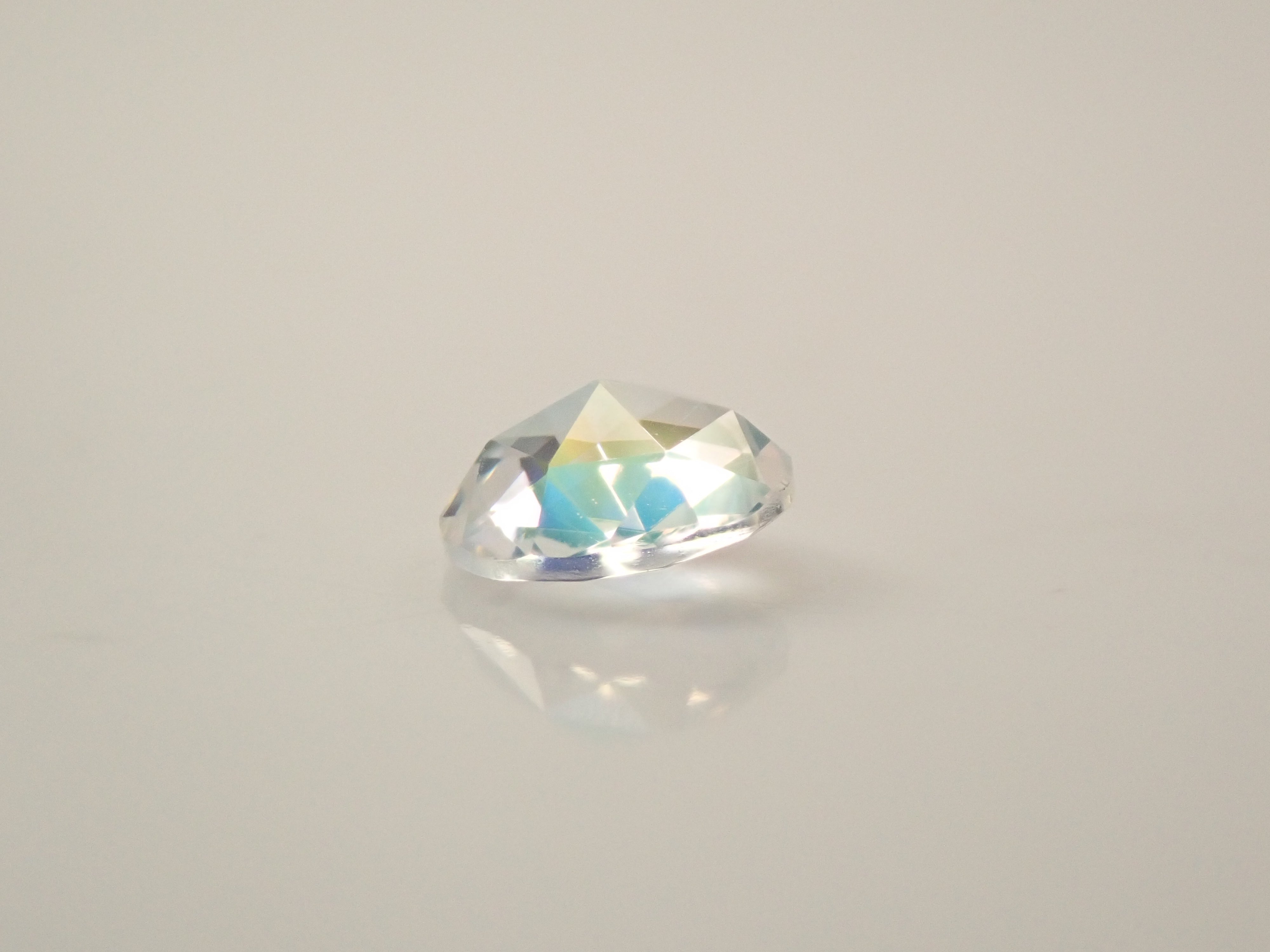 【11/10 22時販売】タンザニア産アンデシン・ラブラドライト（通称名 レインボームーンストーン） 4.3mm/0.238ctルース（ローズカット）