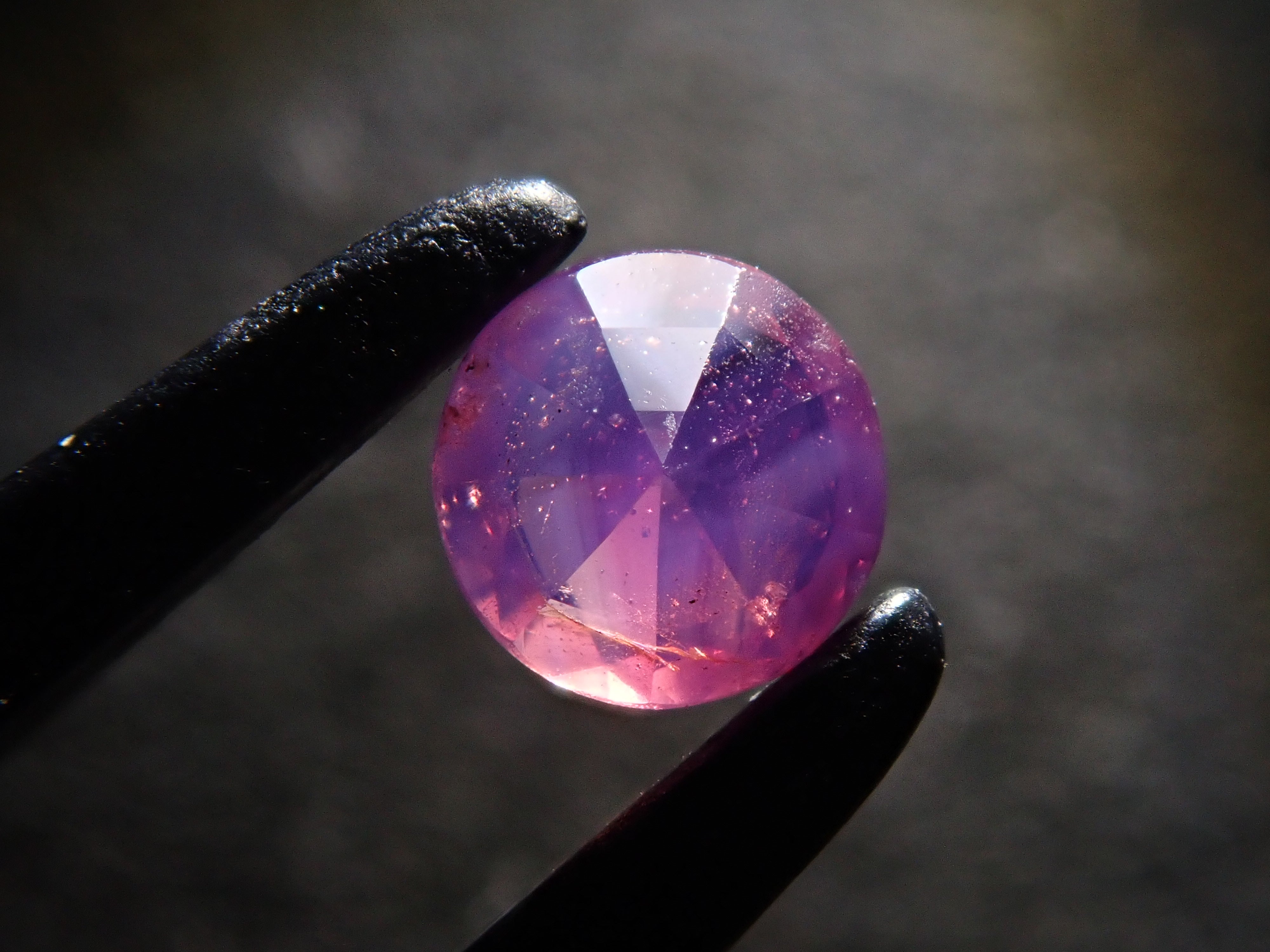 Unheated silky pink sapphire from Vietnam 0.191ct loose