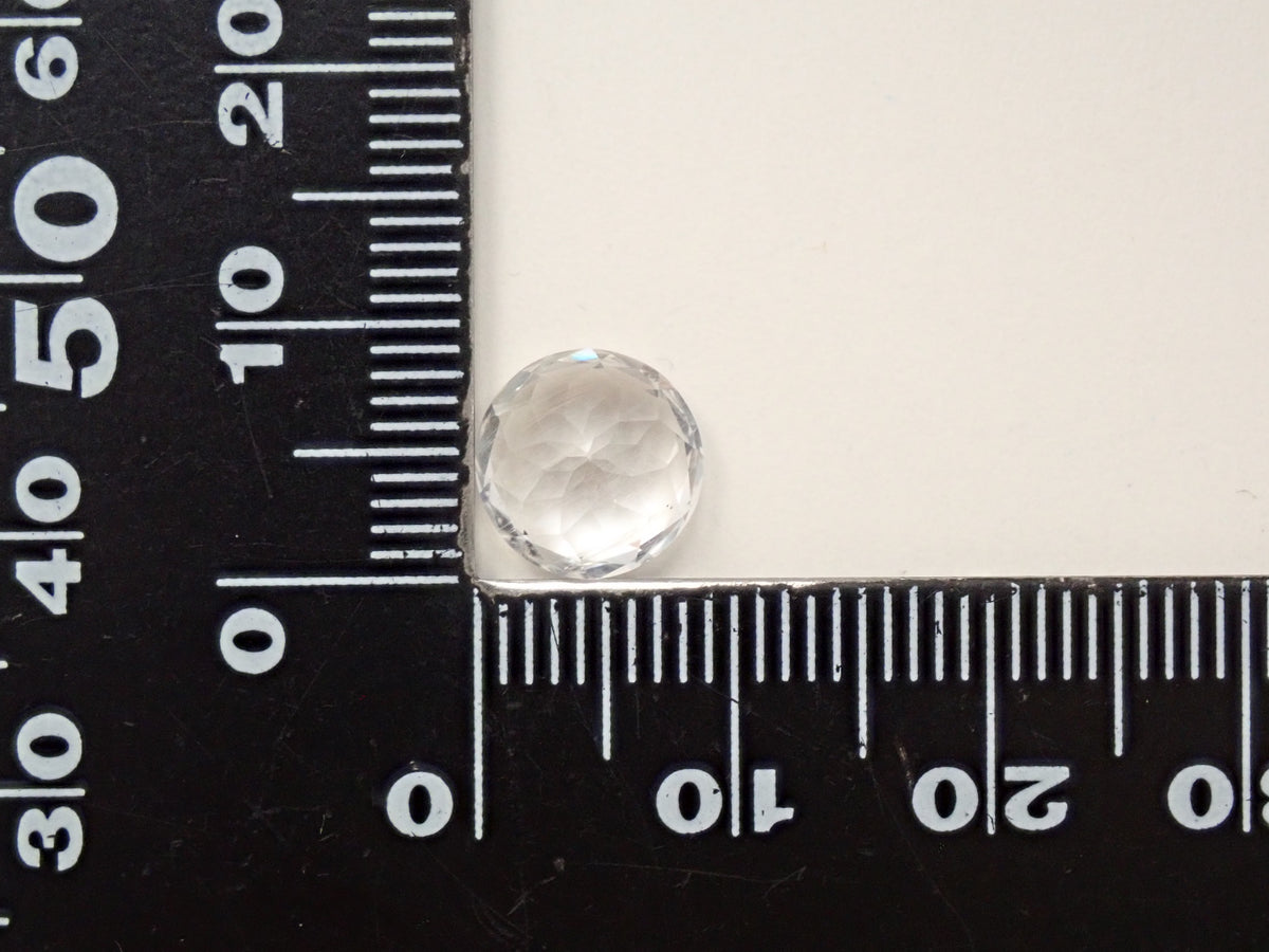 マダガスカル産ニードルホワイトトパーズ 8.9mm/3.619ctルース