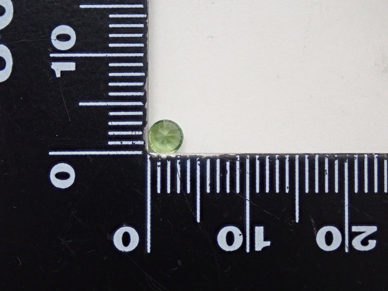 Russian demantoid garnet (horsetail recognized) 3.6mm/0.239ct loose