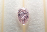 Pink diamond 0.081ct loose (FANCY LIGHT PURPLISH PINK, SI-2)