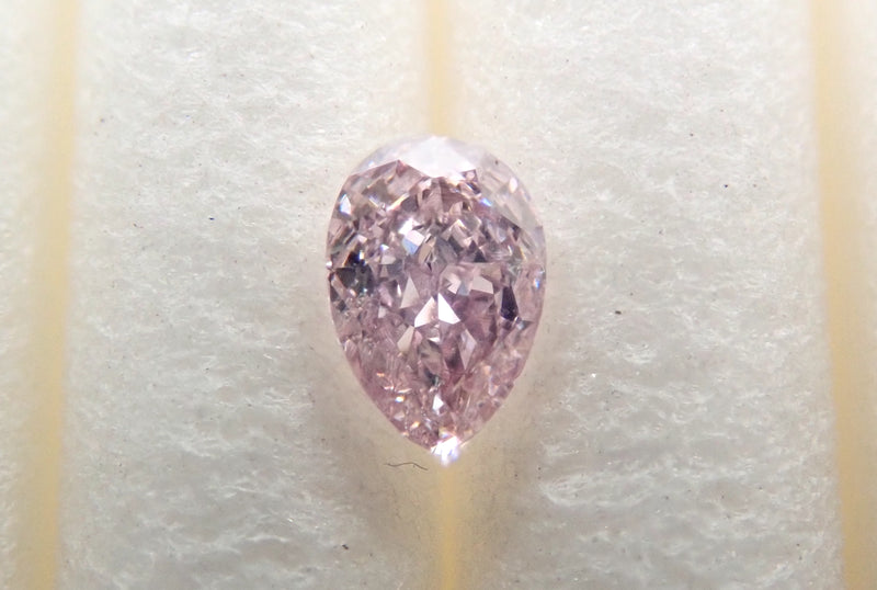 粉紅鑽石 0.081 克拉裸鑽（淡紫粉紅色，SI-2）