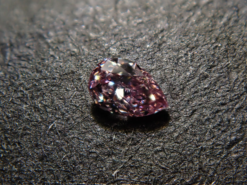 ピンクダイヤモンド 0.030ctルース(FANCY LIGHT PURPLISH PINK, SI-1)