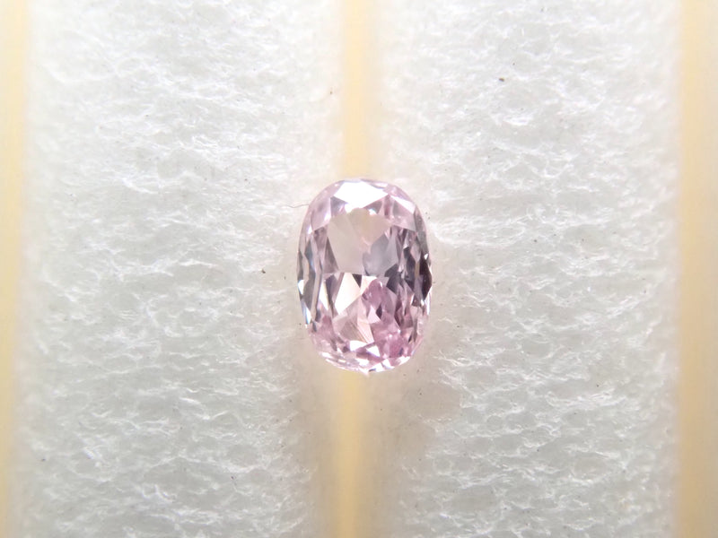 ピンクダイヤモンド 0.031ctルース(FANCY LIGHT PURPLISH PINK, SI-2)