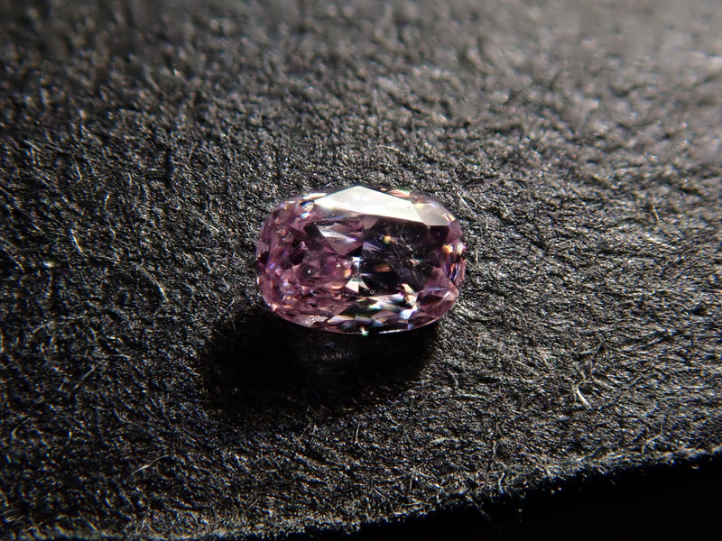 ピンクダイヤモンド 0.031ctルース(FANCY LIGHT PURPLISH PINK, SI-2)