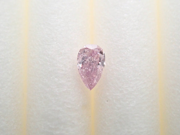 粉紅鑽 0.037 克拉裸鑽（淡紫粉紅色，I-1）
